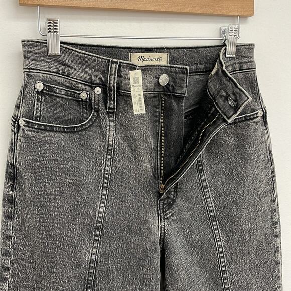 NWT Madewell Perfect Vintage Straight Jean Meaford Wash Seamed Edition - Size 27 - Picture 7 of 13